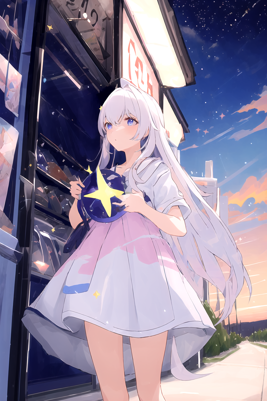 00520-2988449160-_lora_xinghui-v1 (1)_1_,(best quality_1.3),highres,(ultra-detailed_1.3),(masterpiece_1.2),1girl,shirt,(dress_1.1),white dress,st.png